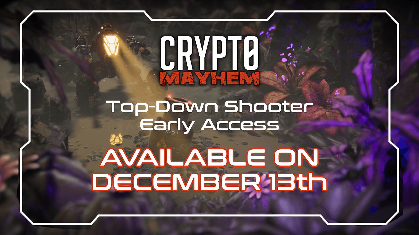 Crypto Mayhem Top-Down Shooter